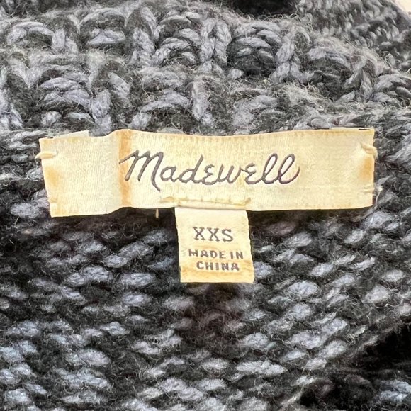 Madewell Sweater Marled Yarn Merino Wool Sleeveless Turtleneck Size XXS - Picture 6 of 12
